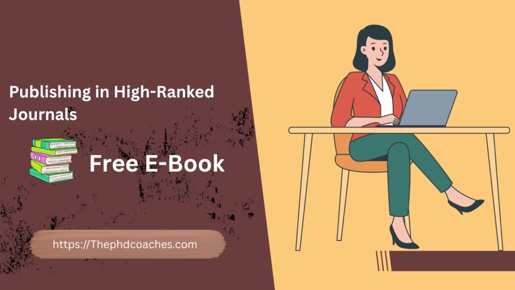 Publishing in High-Ranked Journals: A Beginner's Guide