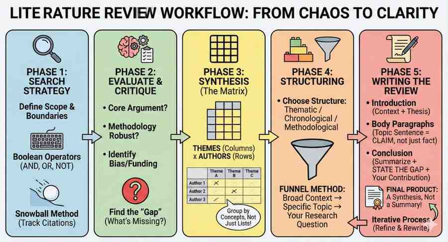 How to Write a Literature Review for a Research Paper