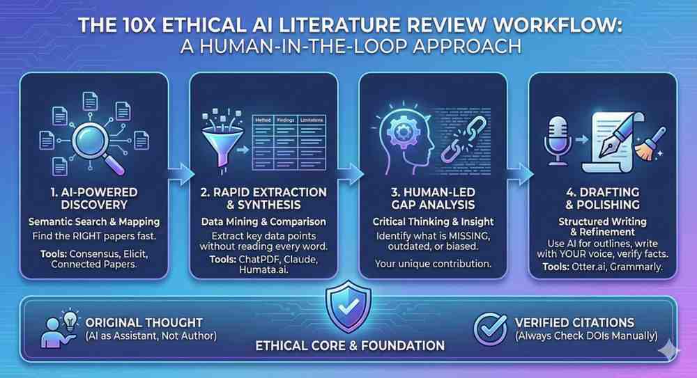 How to Write a Literature Review Ethically Using AI Tools